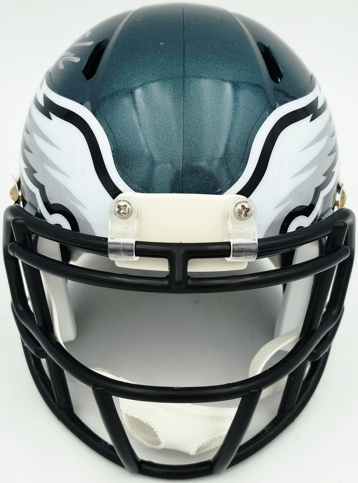 Jason Kelce Signed Philadelphia Eagles Green Speed Mini Helmet PSA/DNA ITP