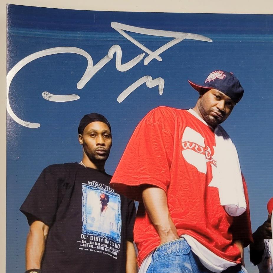 Wu-Tang Clan signed 11x14 photo GZA RZA Raekwon U-God Man autograph~ Beckett BAS