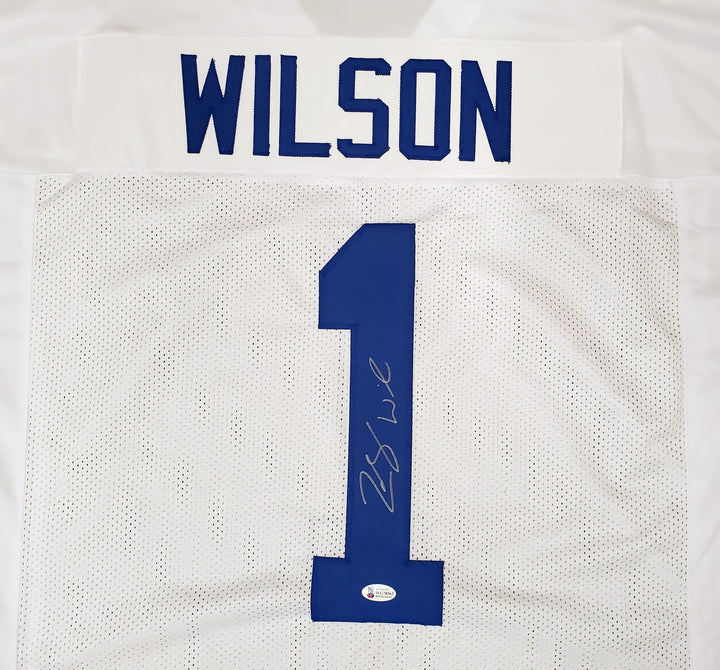 BYU Cougars Zach Wilson Signed White Jersey Beckett BAS