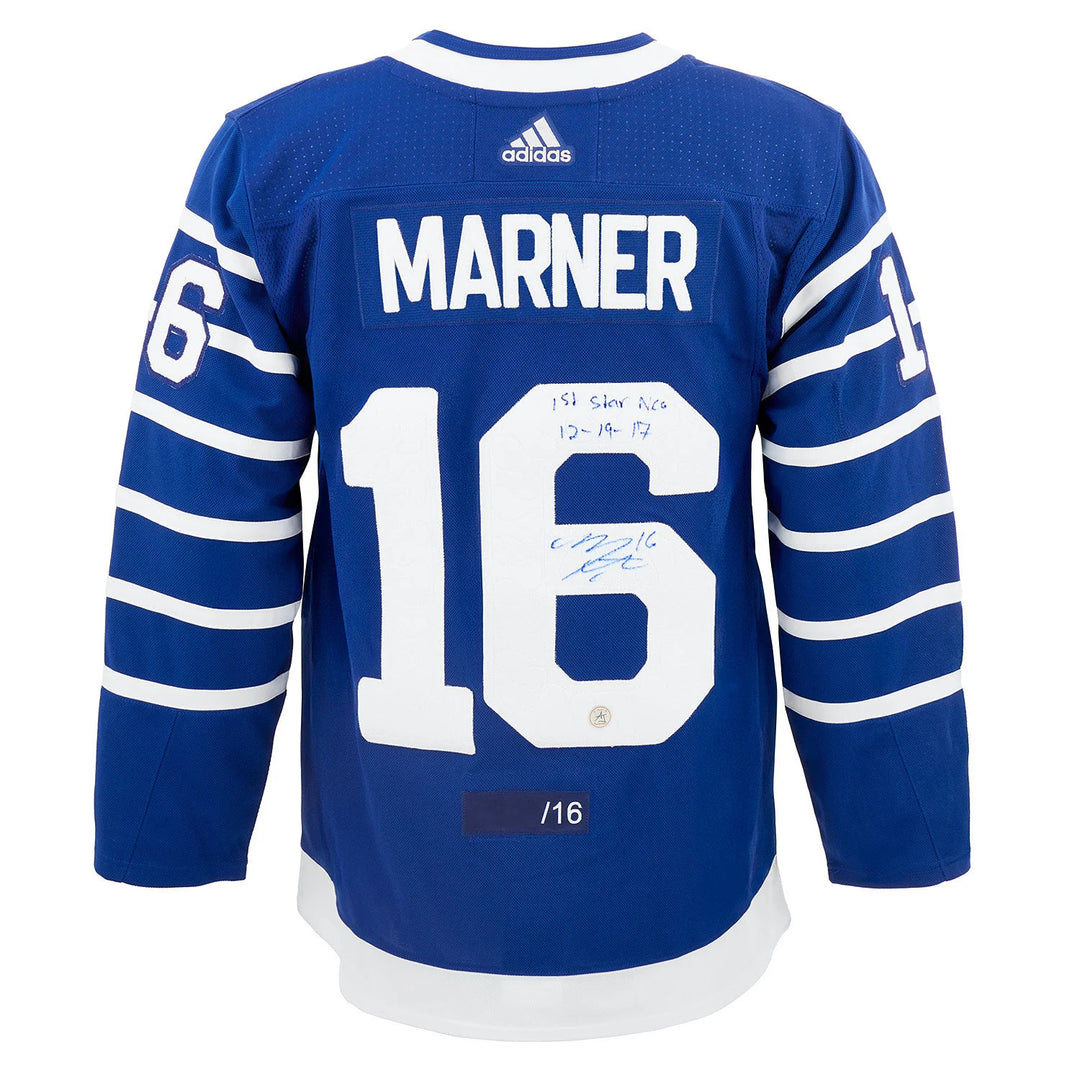 Mitch Marner Toronto Arenas Signed 1st Star Century Game adidas Jersey #/16