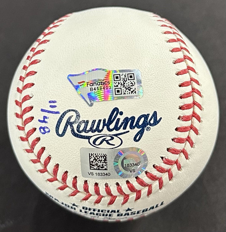 Jacob deGrom Signed Official MLB Baseball B2b 18 19 Cy Young Auto /48 Fanatics