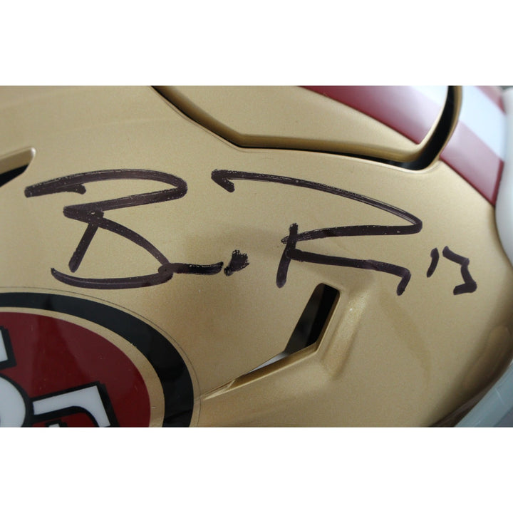Brock Purdy Autographed San Francisco 49ers Mid-Size Midi Helmet Beckett W 56906