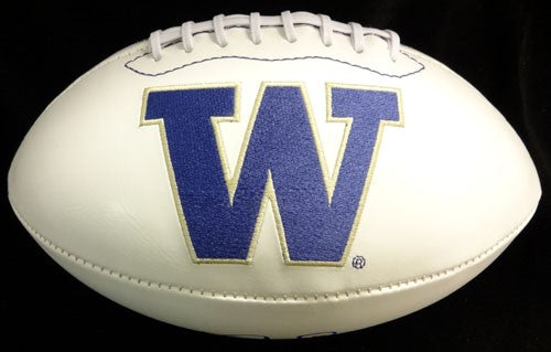 Jake Locker Signed White Logo Football Washington Huskies PSA/DNA
