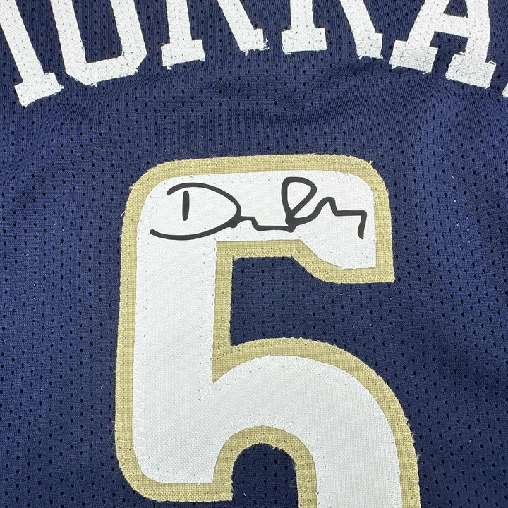 Framed Facsimile Autographed Dejounte Murray 35x39 Reprint Laser Auto Jersey