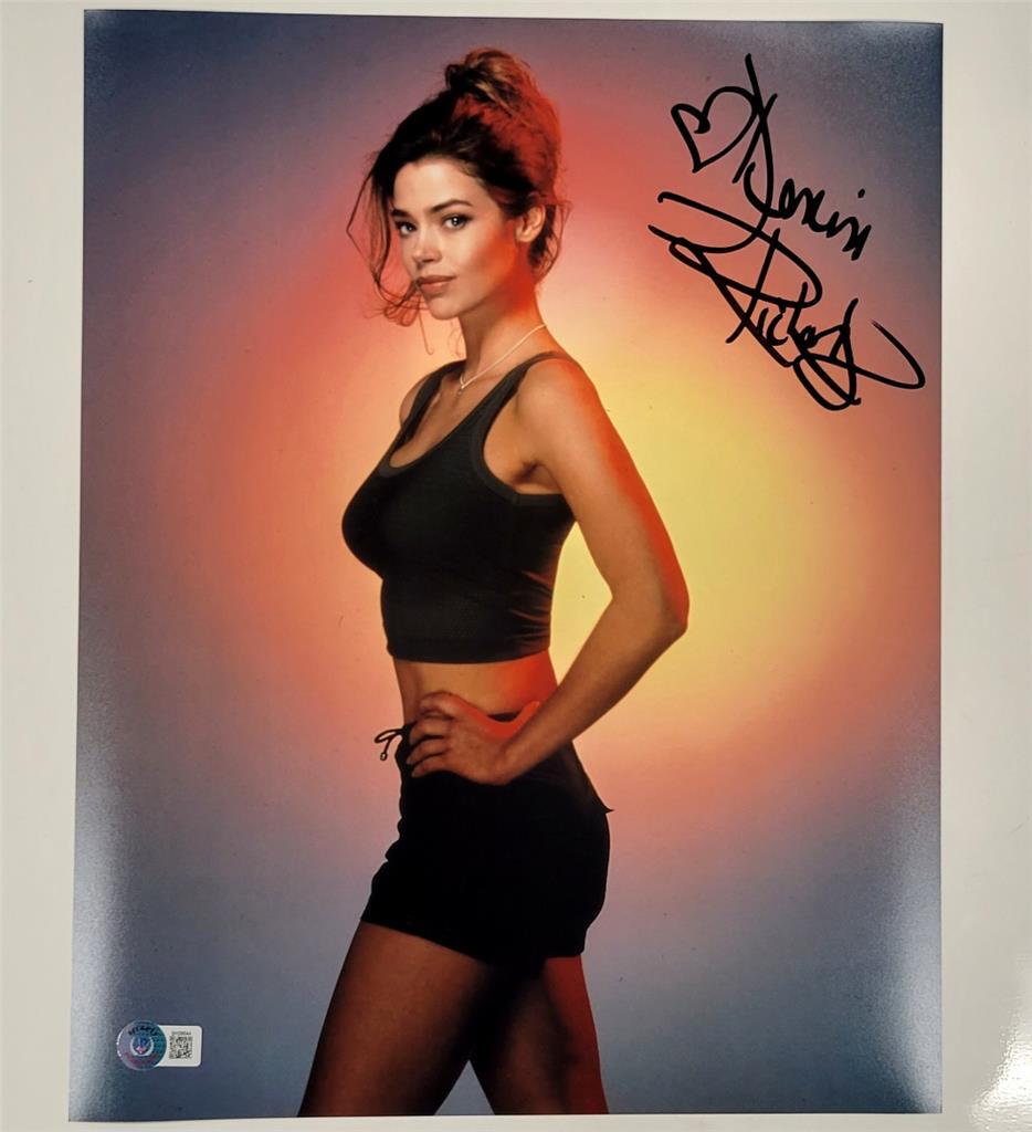 Denise Richards signed 11x14 Photo #4 model actress autograph ~ Beckett BAS Holo
