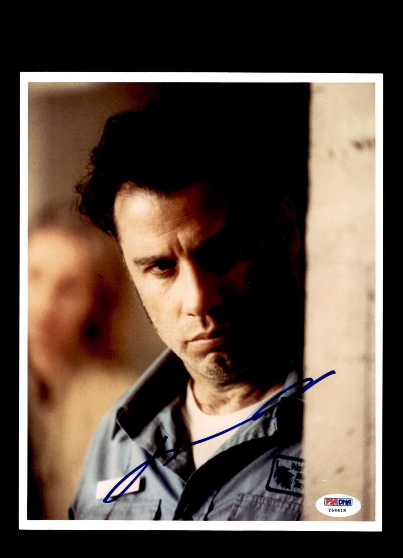 John Travolta Beckett BAS Signed 8x10 Photo Autograph