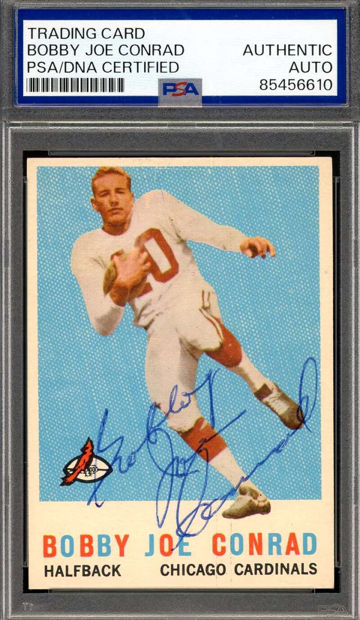 Bobby Joe Conrad PSA DNA Signed 1959 Topps Rookie Autograph