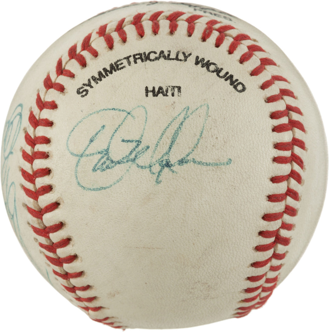 LOU PINIELLA CHRIS SABO SIGNED OFFICIAL GULF COAST LEAGUE BALL CINCINNATI REDS