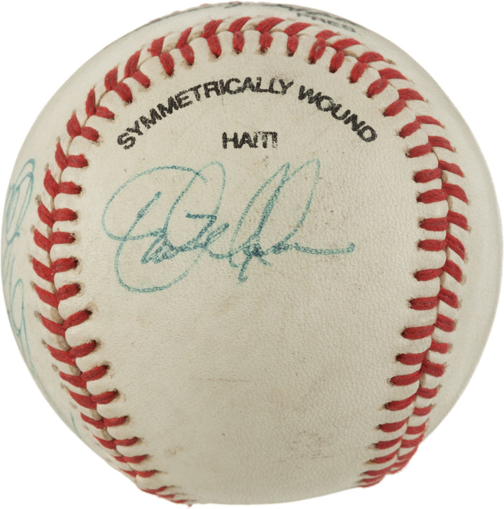 LOU PINIELLA CHRIS SABO SIGNED OFFICIAL GULF COAST LEAGUE BALL CINCINNATI REDS