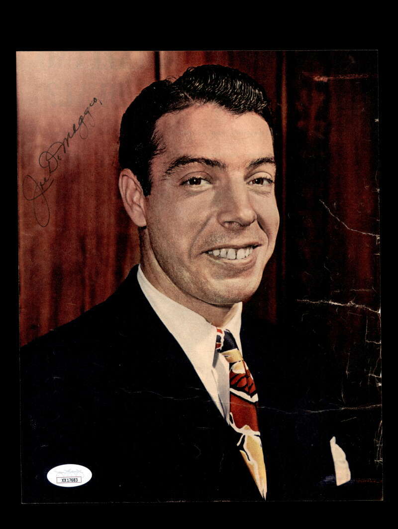 Joe Dimaggio JSA  Signed 8x10 Photo Autograph