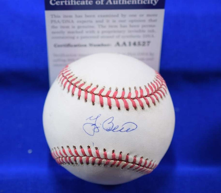 Yogi Berra PSA DNA Autograph American League OAL Signed Baseball 1