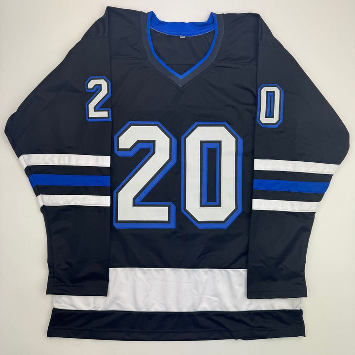 Autographed/Signed Nick Paul Tampa Bay Black Hockey Jersey Beckett BAS COA