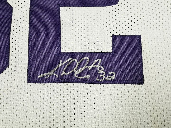 Utah Jazz Karl Malone Autographed Signed White Jersey JSA