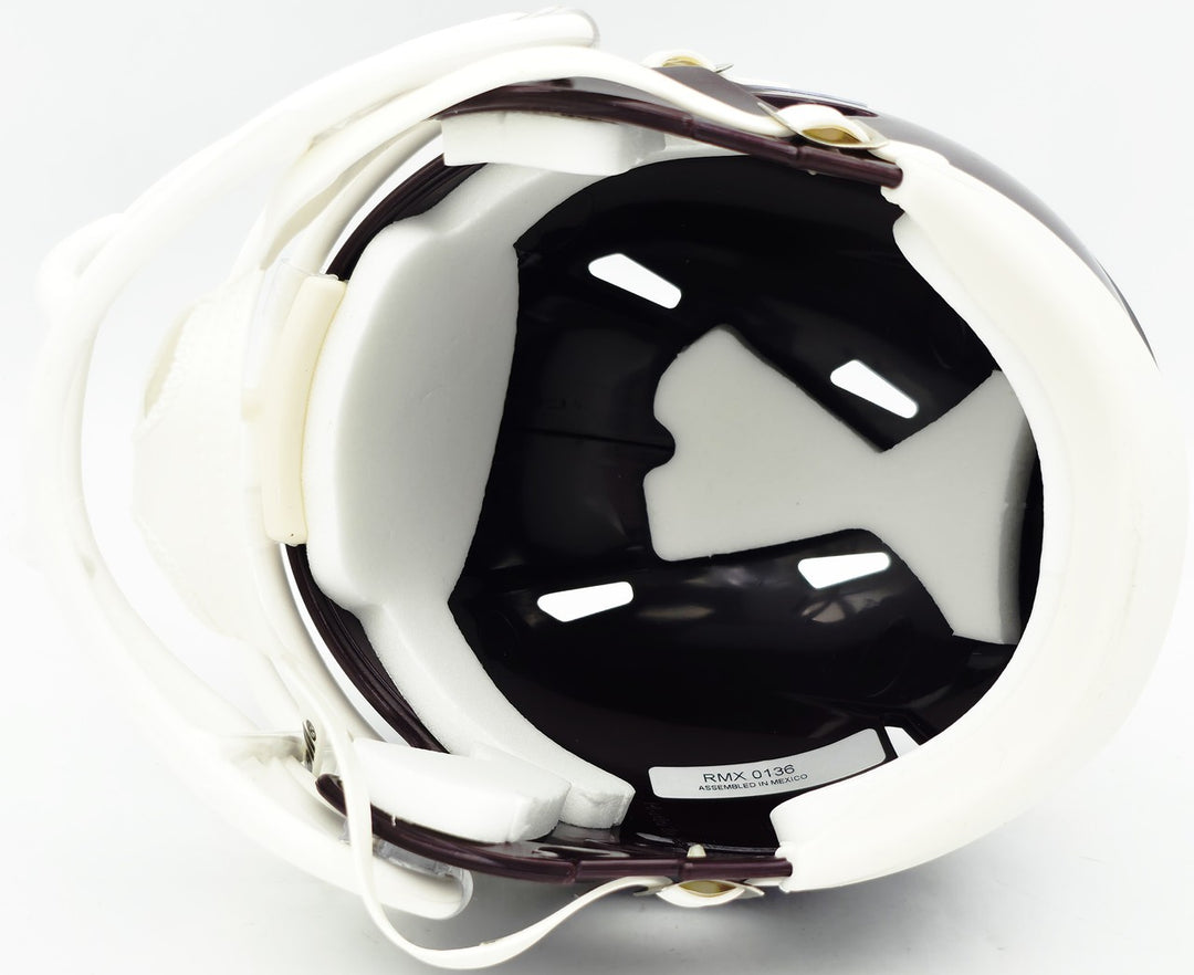 Johnny Manziel Signed Texas A&M Aggies Maroon Speed Mini Helmet Beckett Witness