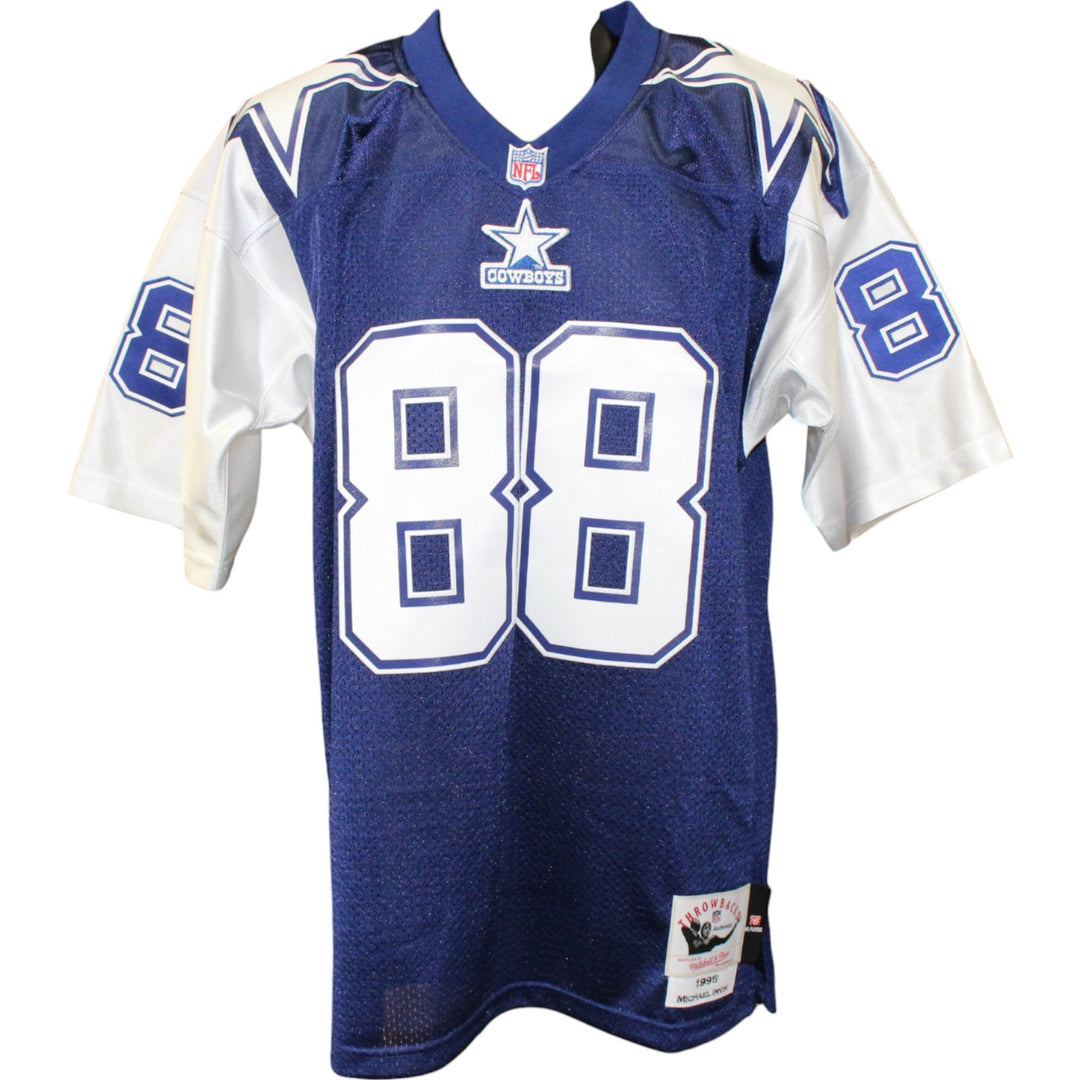 Michael Irvin Signed Dallas Cowboys M&N 95 Authentic 48 Jersey Beckett 51273