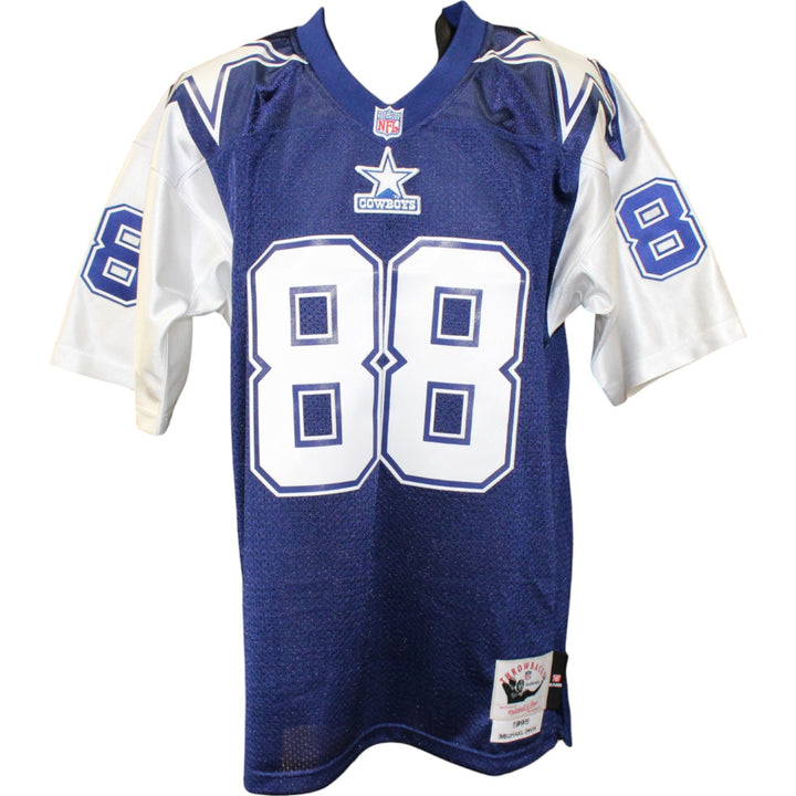 Michael Irvin Signed Dallas Cowboys M&N 95 Authentic 48 Jersey Beckett 51273