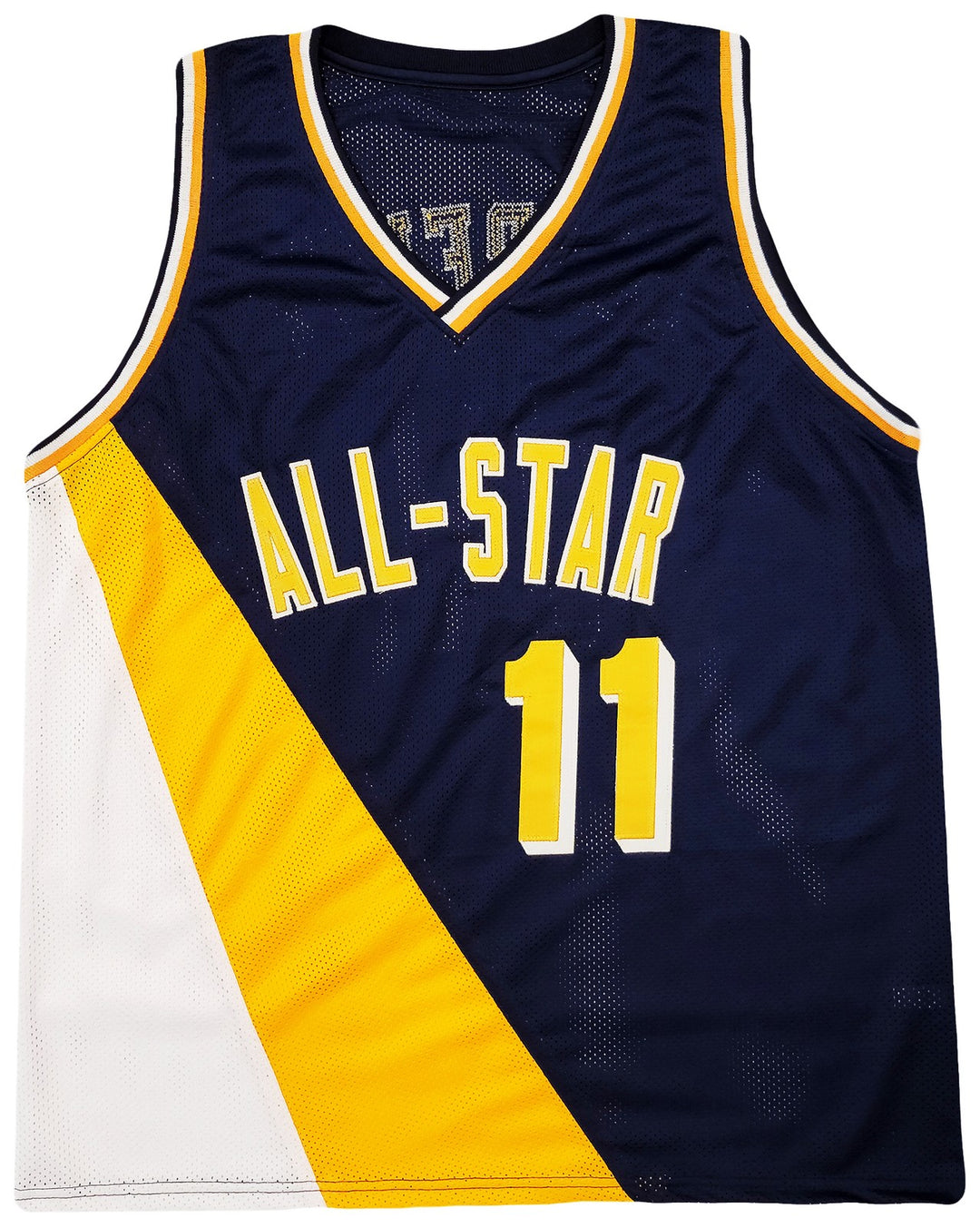 Indiana Pacers Detlef Schrempf Autographed Signed Blue Jersey MCS Holo