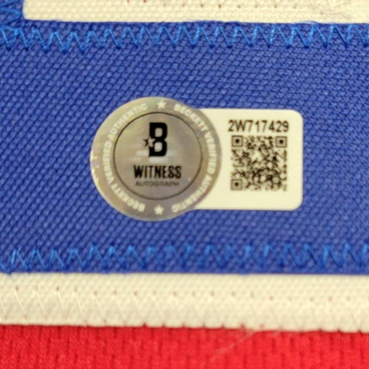 Rasheed Wallace signed Washington Bullets Jersey autograph ~ BAS Beckett Witness