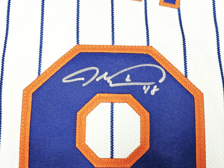 Mets Jacob deGrom Auto White Nike Authentic Jersey Size 44 18-19 NL CY Fanatics