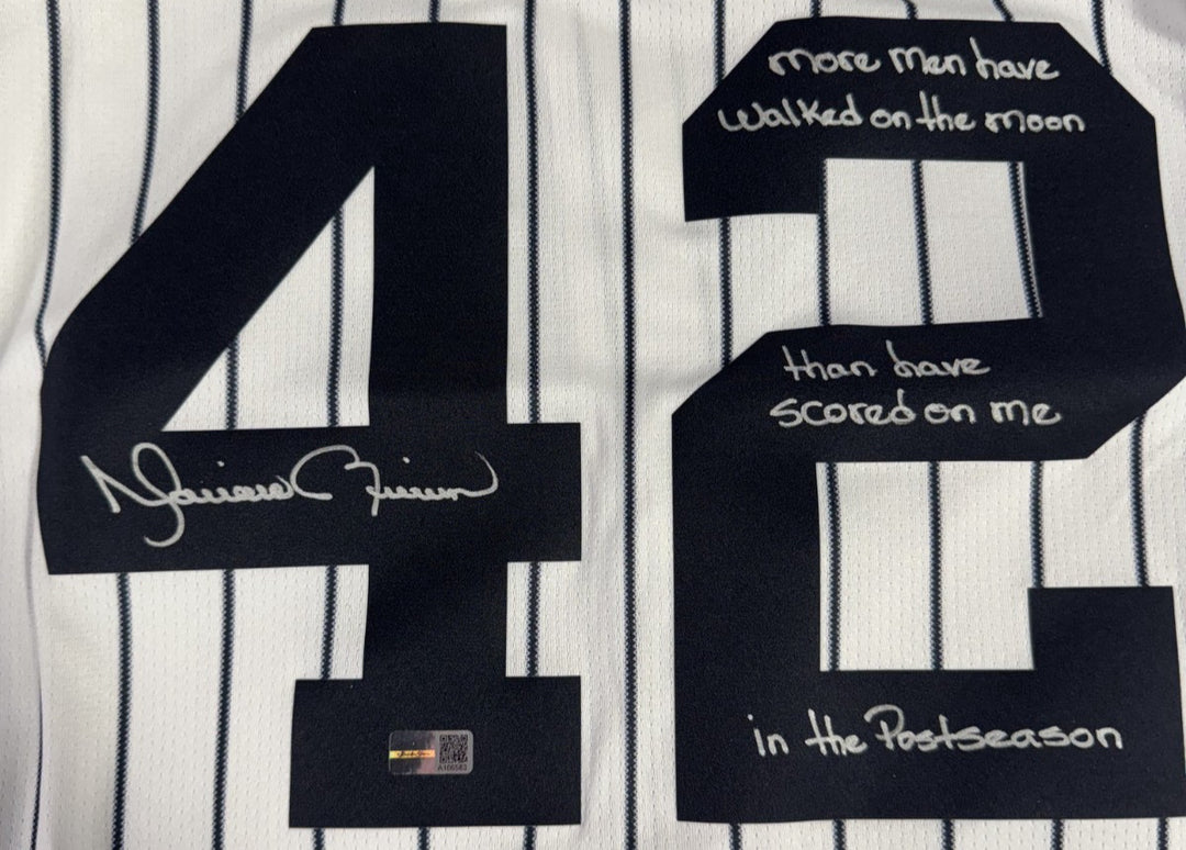 Mariano Rivera Yankees #42 Signed Nike Jersey Men Walked On Moon Auto Steiner