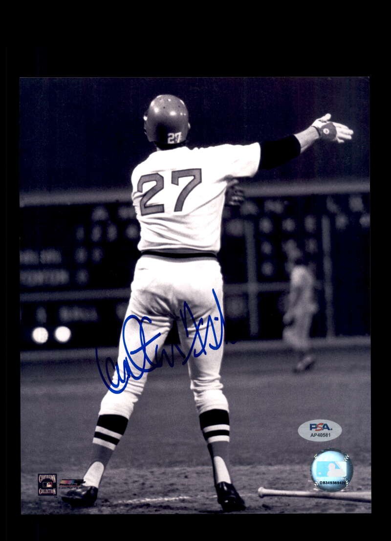 Carlton Fisk PSA DNA Signed 8x10 Photo Autographed Red Sox