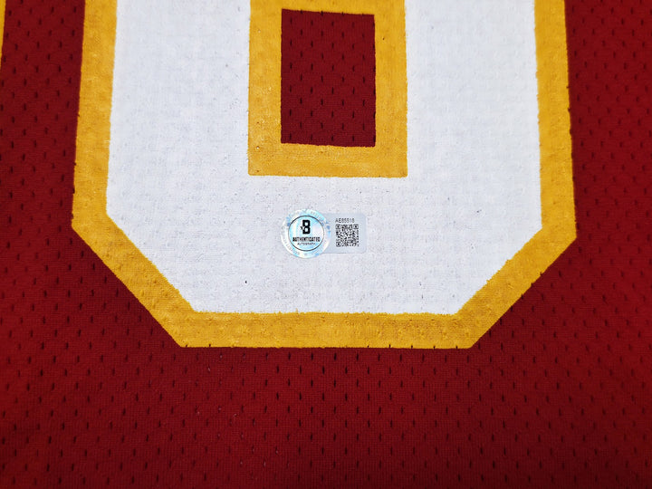 Kansas City Chiefs Derrick Thomas Signed Red Wilson Jersey Size 44 Beckett