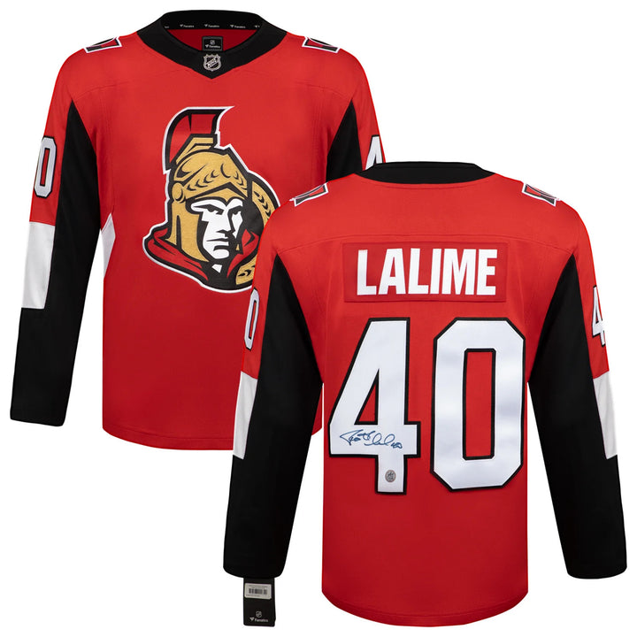 Patrick Lalime Autographed Ottawa Senators Fanatics Breakaway Jersey