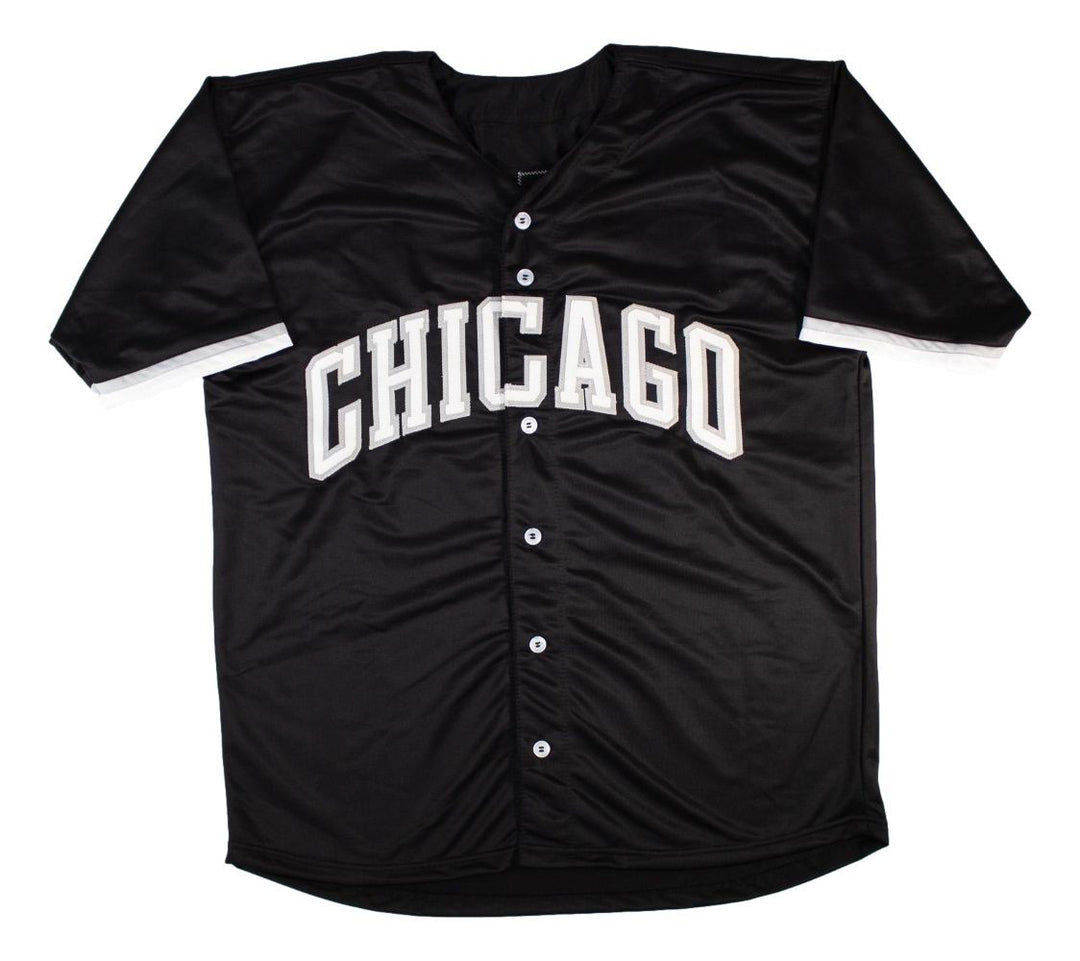 Sam Antonacci Chicago Signed Black Baseball Jersey BAS