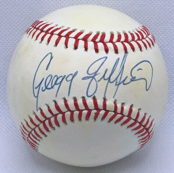 GREGG JEFFERIES SIGNED BILL WHITE OFFICIAL NATIONAL LEAGUE MLB BASEBALL JSA COA