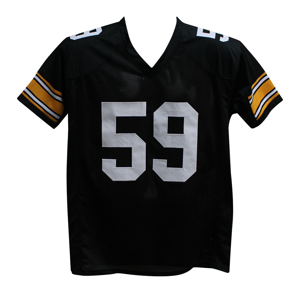 Jack Ham Autographed/Signed Pro Style Black XL Jersey HOF Beckett 35511