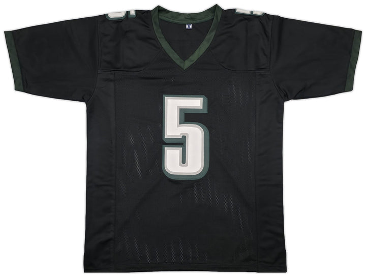 Philadelphia Eagles Donovan McNabb Signed Black Jersey Beckett Witness