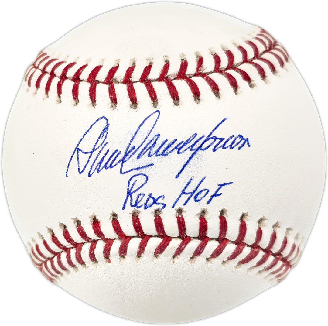 Dave Concepcion Auto MLB Baseball Reds "Reds HOF" (Smudged) Beckett Wit #W529100