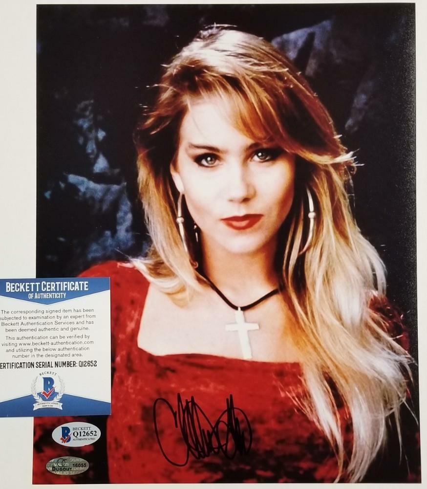 Christina Applegate signed Married With Children 8x10 Photo C Beckett BAS COA