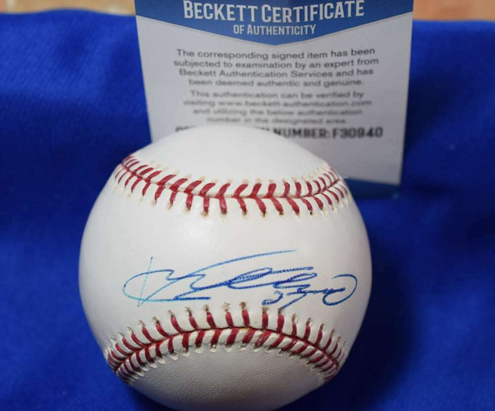 Vladimir Guerrero BAS Beckett Coa Autograph Major League OML Signed BasebaLL