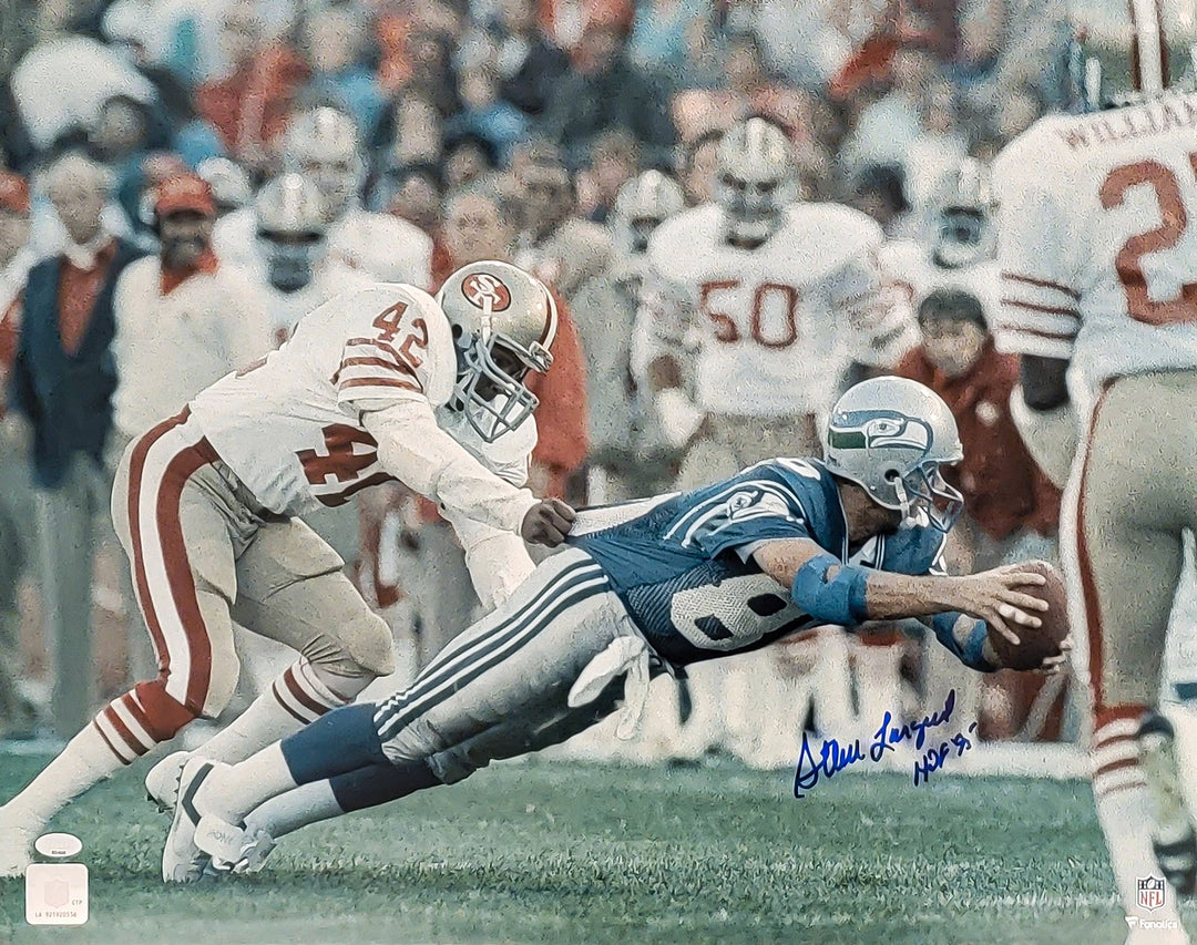 Steve Largent Signed 16x20 Photo Seattle Seahawks "HOF 95" MCS Holo
