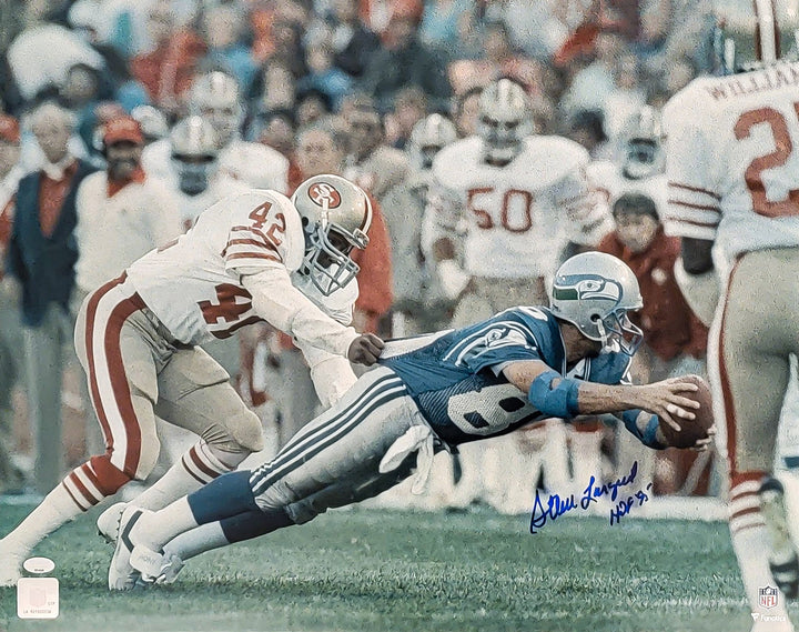 Steve Largent Signed 16x20 Photo Seattle Seahawks "HOF 95" MCS Holo