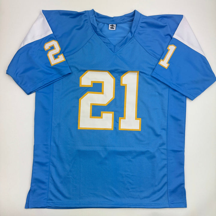 Autographed/Signed LADAINIAN TOMLINSON San Diego Powder Blue Jersey JSA COA Auto