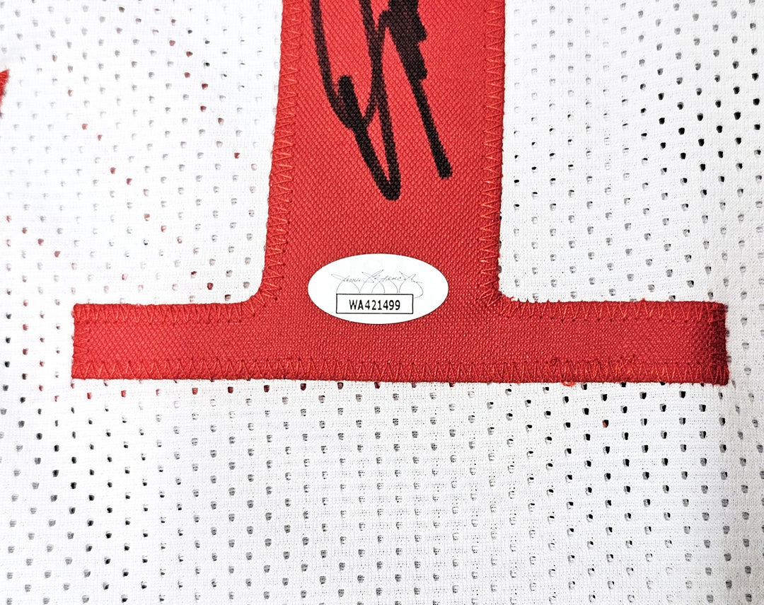 Atlanta Hawks Dominique Wilkins Autographed Signed White Jersey "HOF" JSA