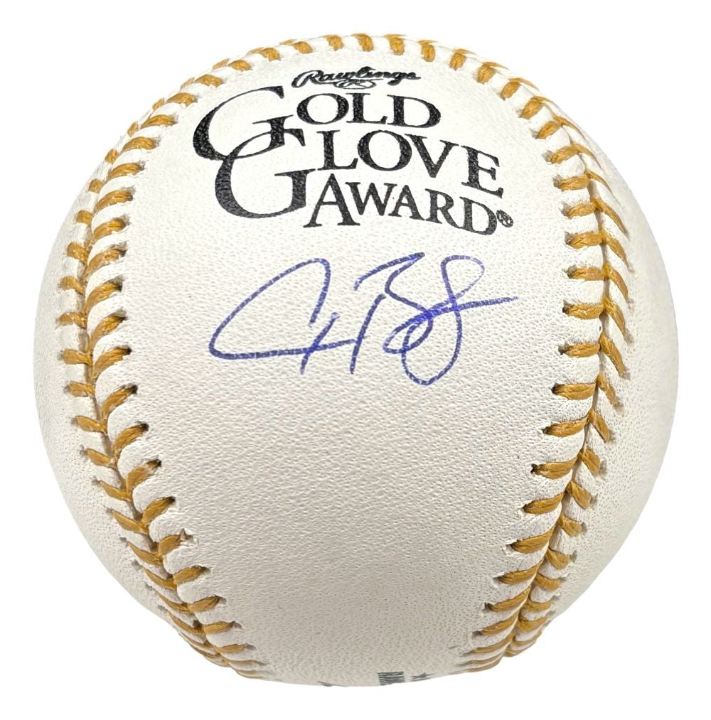 Alex Bregman Chicago Cubs Signed Rawlings Gold Glove Baseball BAS