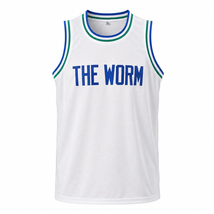 Dallas Mavericks Dennis Rodman Signed White Jersey Beckett BAS Witness