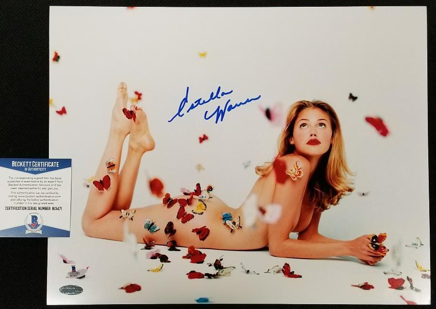 ESTELLA WARREN Signed 11x14 Photo #1 Victoria's Secret Model ~ Beckett BAS COA