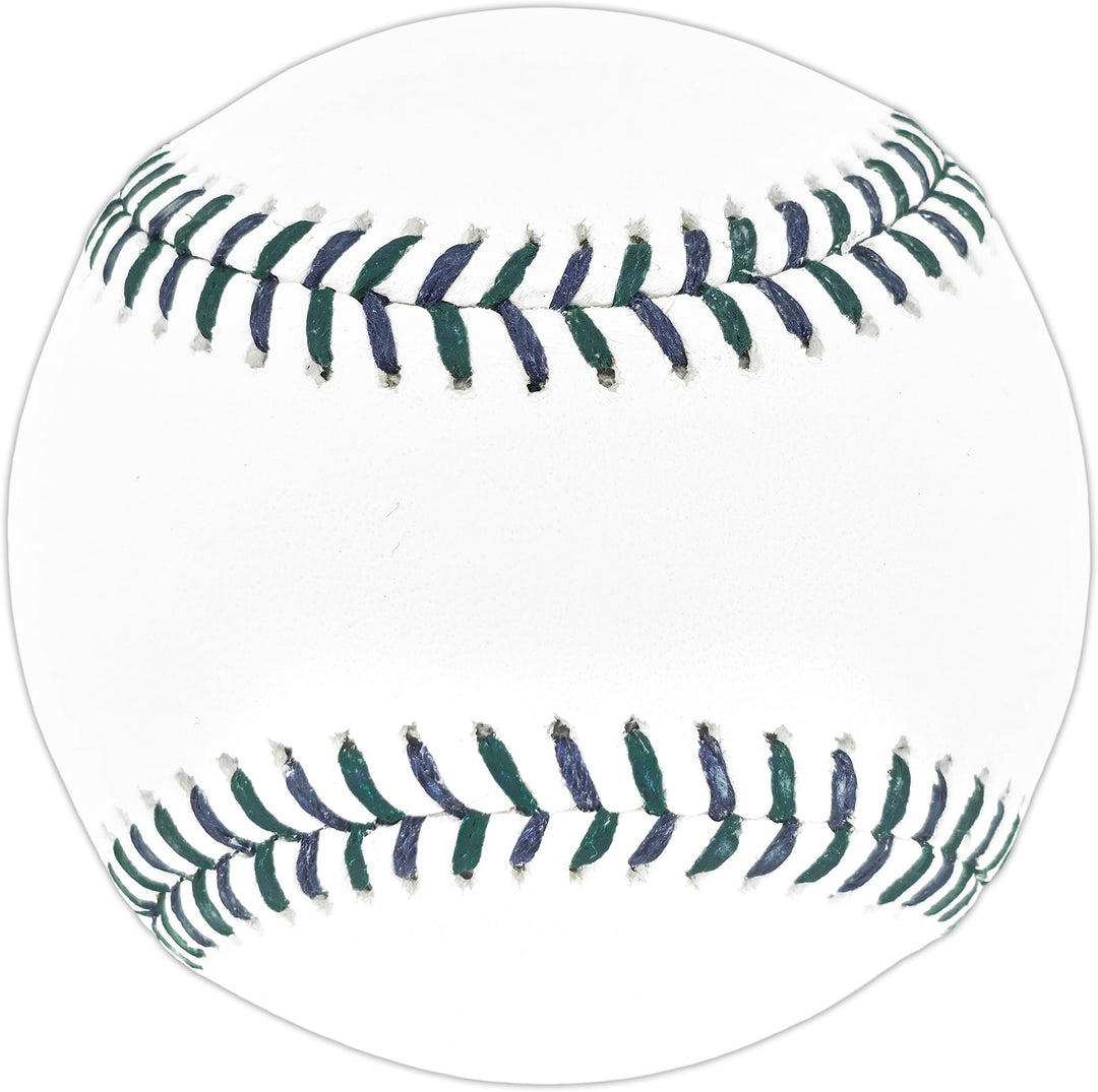 Edgar Martinez Signed 2001 ASG Logo MLB Game Baseball Mariners Beckett BAS