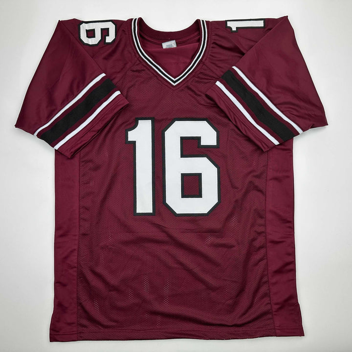 Facsimile Autographed LaNorris Sellers South Carolina Maroon Reprint Jersey XL
