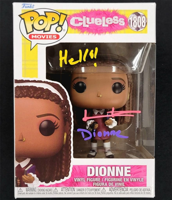 Stacey Dash signed "Hello" Dionne Clueless Funko Pop! 1808 autograph Beckett BAS