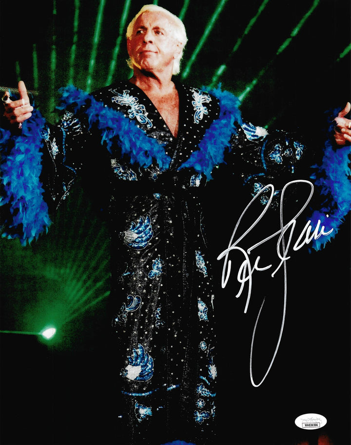 Ric Flair Signed 11x14 Photo JSA