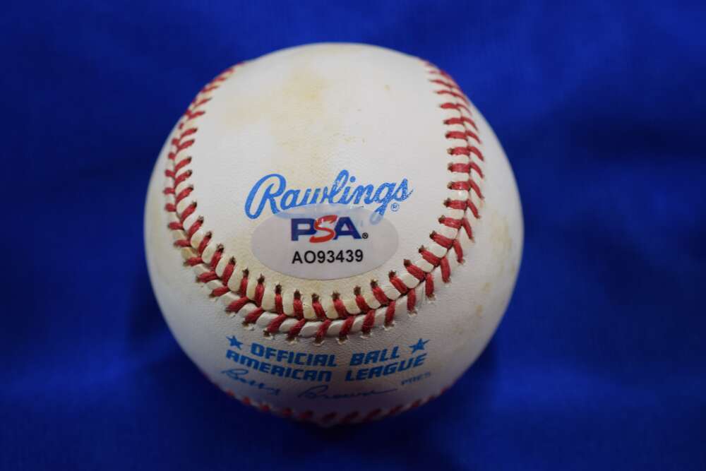 Nolan Ryan PSA DNA Signed American League Autographed Baseball