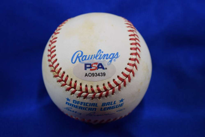 Nolan Ryan PSA DNA Signed American League Autographed Baseball