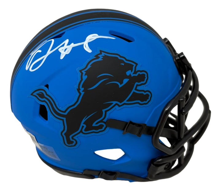 David Montgomery Signed Detroit Lions Rave Mini Speed Helmet Fanatics