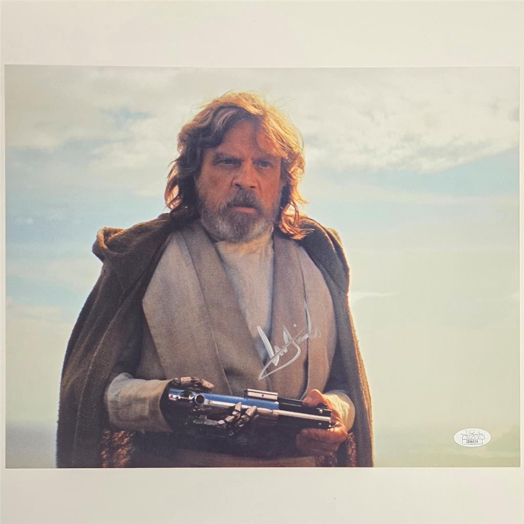 Mark Hamill signed Luke Skywalker 11x14 Photo Star Wars Last Jedi autograph JSA