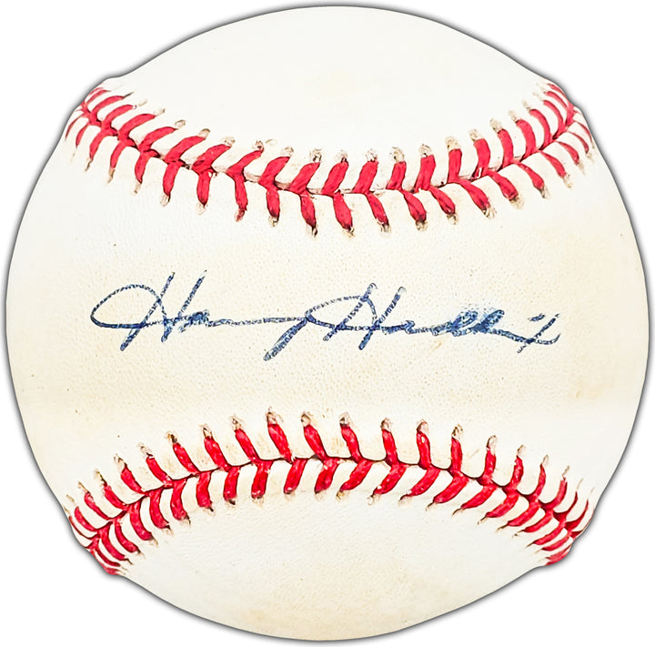 Harvey Haddix Autographed Signed NL Baseball Pittsburgh Pirates Beckett #BK44429